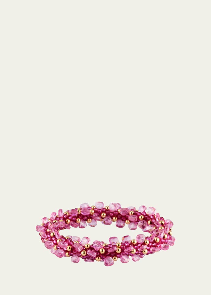 Meredith Frederick Topaz and Zircon 14K Gold Bracelet