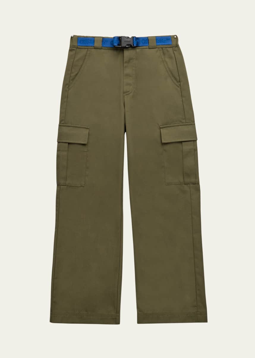 Off-White c/o Virgil Abloh Tie & Dye Cargo Pants in Gray for Men