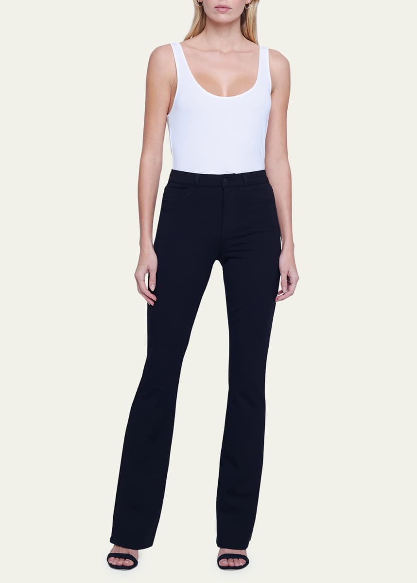 L'Agence Selma High Rise Sleek Baby Bootcut Pants