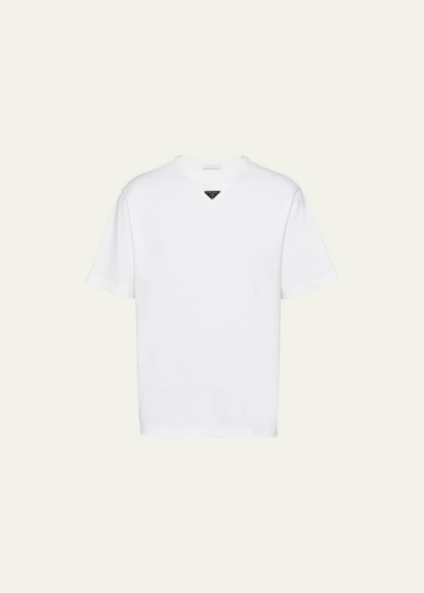 PRADA Tシャツ Prada Re-Nylon and Jersey T-Shirt | Saks Fifth Avenue