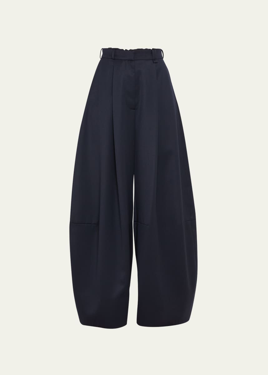 Simone Rocha Wide-Leg Pleated Trousers