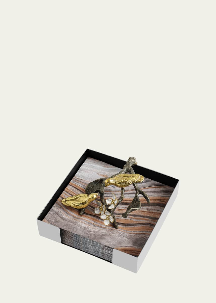 Michael Aram Lovebirds Cocktail Napkin Holder