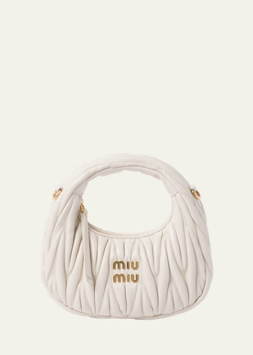 Miu Miu Quilted Leather Top-Handle Bg
