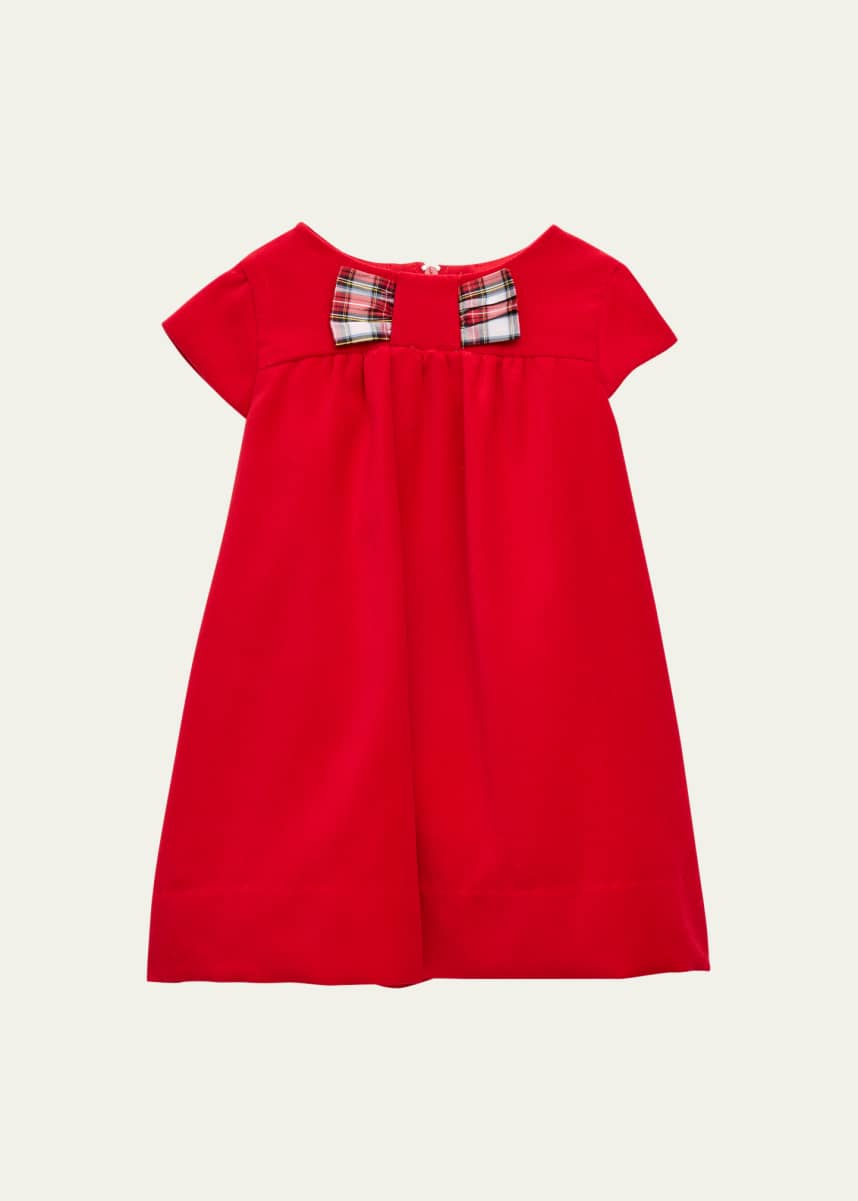 Florence Eiseman - Ruffles Red Scuba Dress Girls Holiday Season