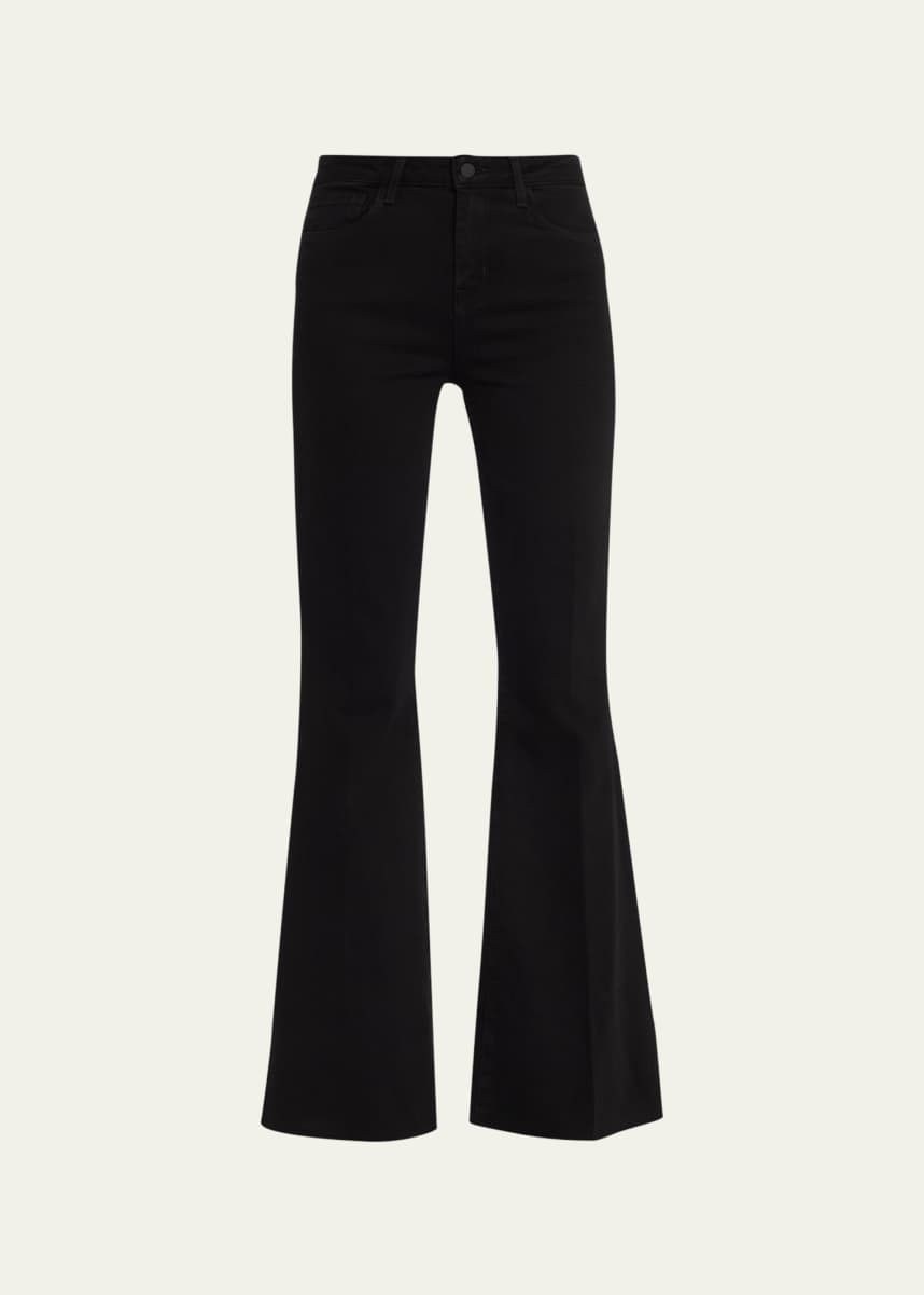 L'Agence Sera High Rise Sneaker Flare Jeans