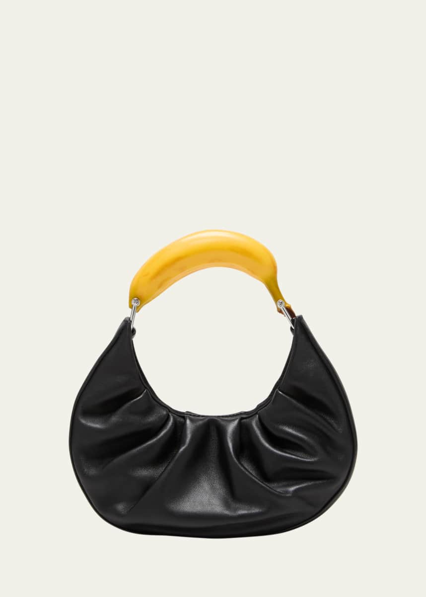 Anya Hindmarch Banana Raffia Crossbody Bag - Bergdorf Goodman