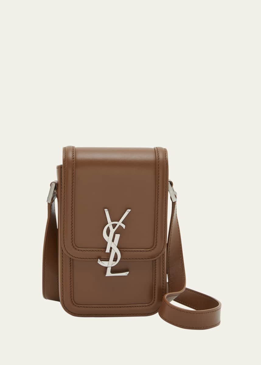Saint Laurent Men's YSL Solferino Phone Case Bag