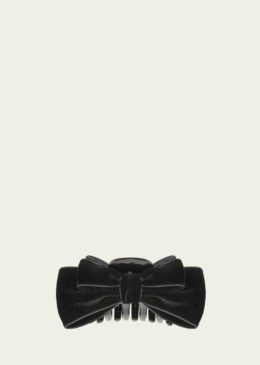Jennifer Behr Matilda Velvet Bow Jaw Clip