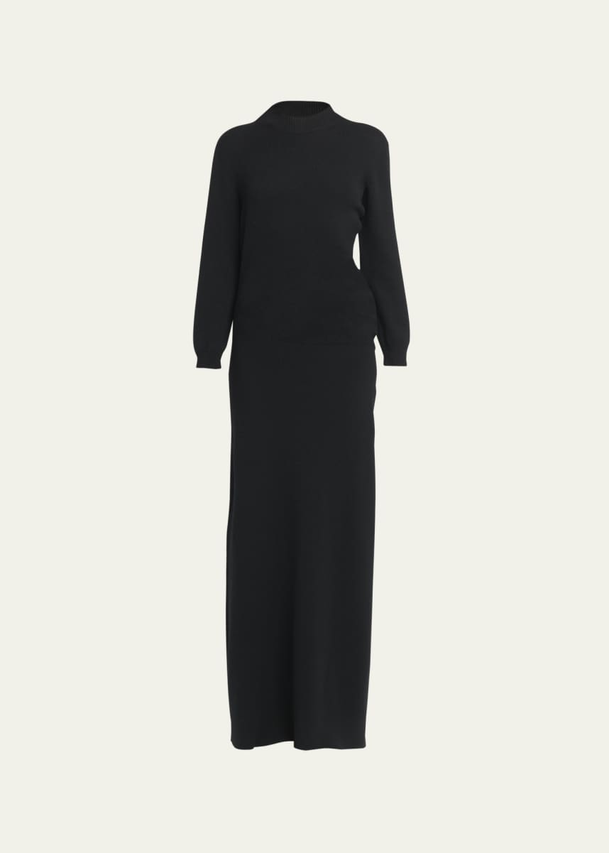Loro Piana Queenstown Cashmere-Blend Maxi Dress