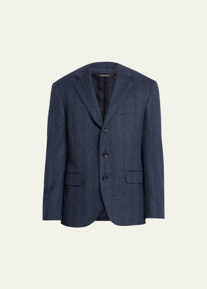 Loro Piana Men's Cashmere Torino Single-Breasted Sport Coat