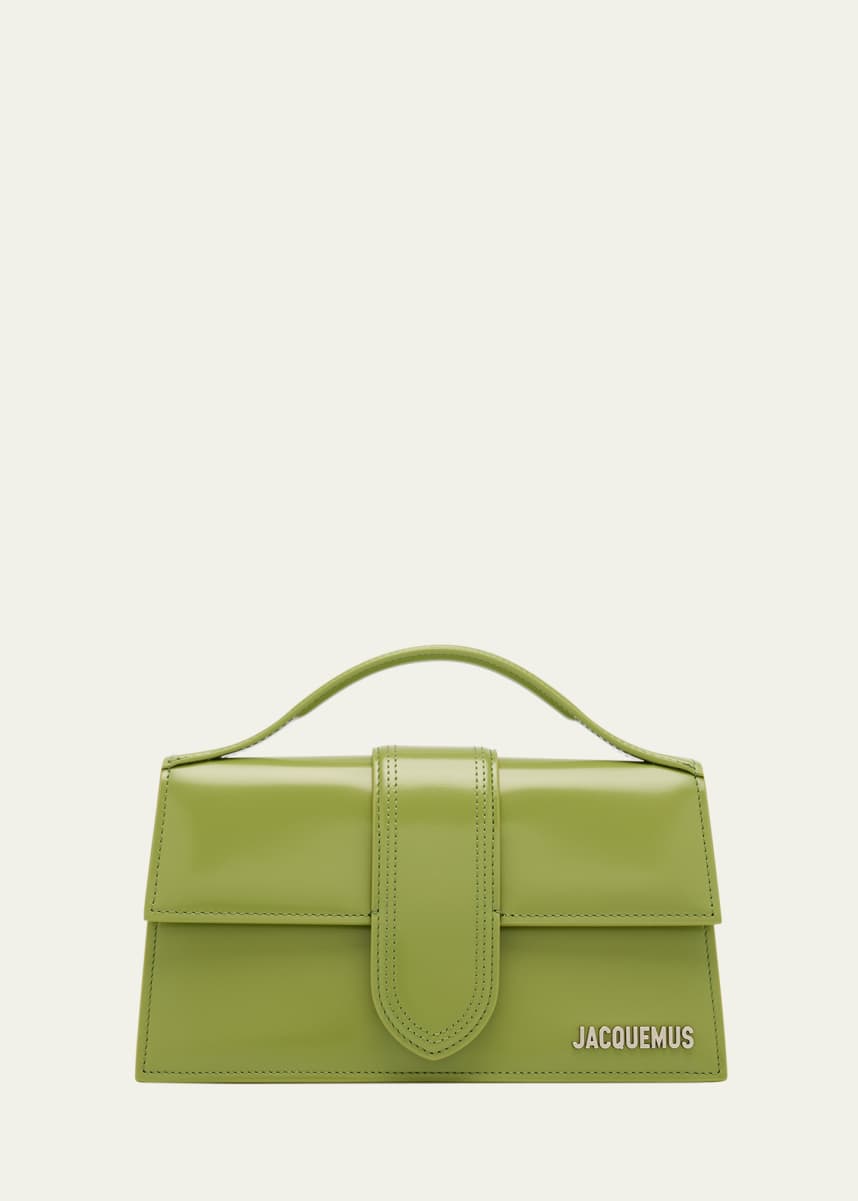 Jacquemus Le Grand Bambino Leather Crossbody Flap Bag
