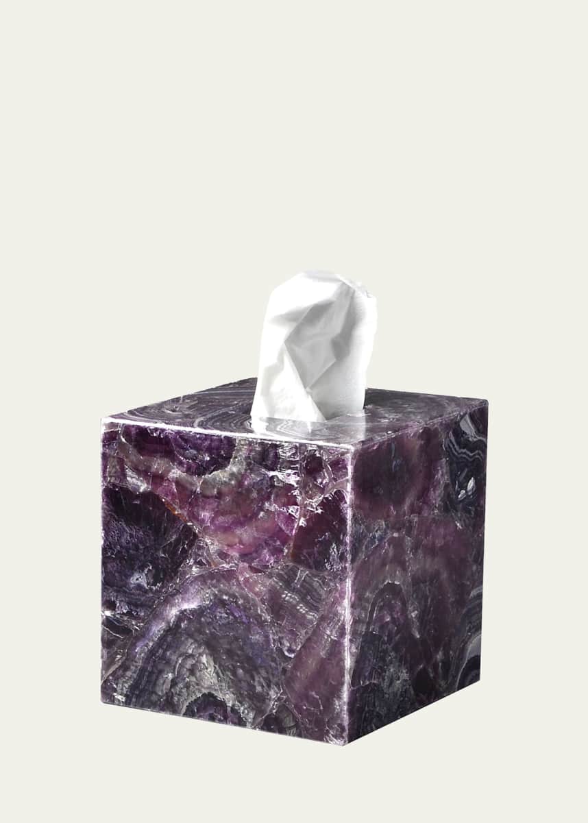 Mike & Ally Taj Amethyst Boutique Tissue Box Cover