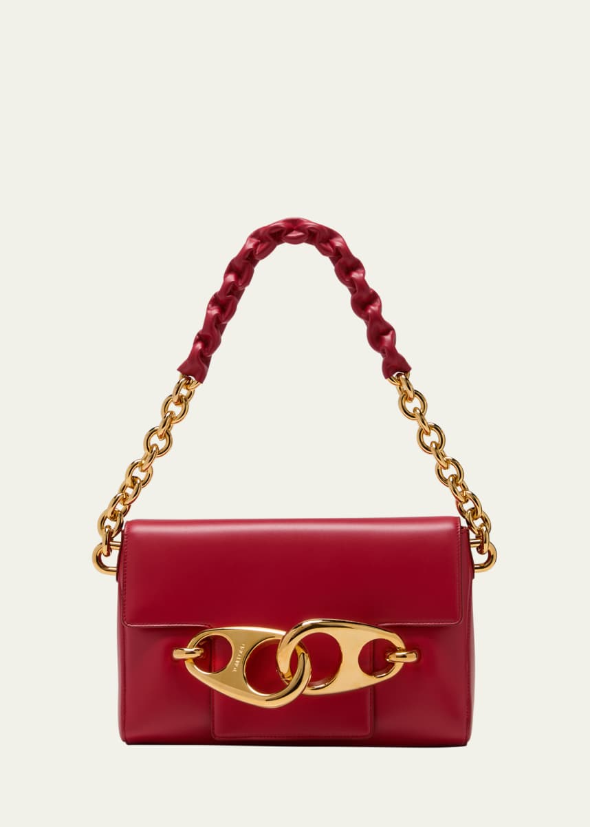 TOM FORD Carine Medium Leather Chain Shoulder Bag