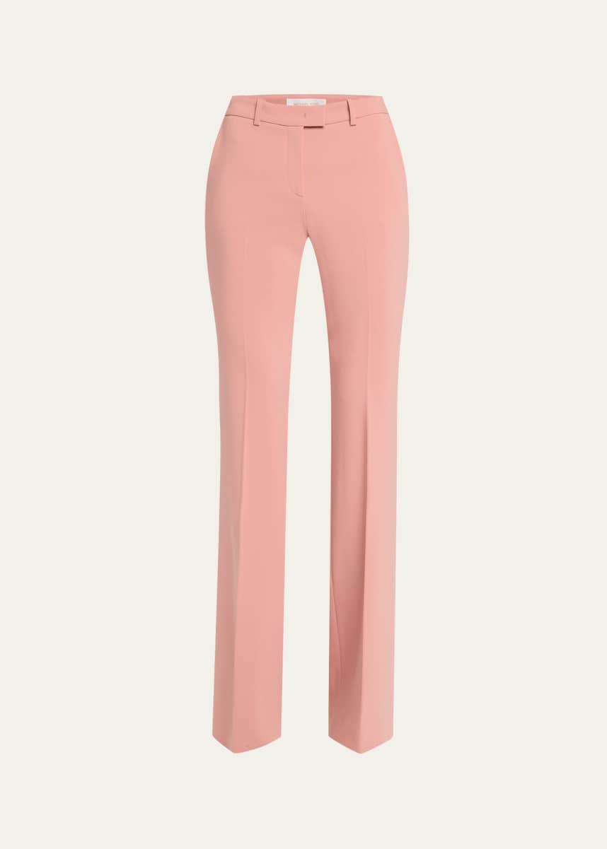Michael Kors Collection Haylee Flare Crepe Trousers