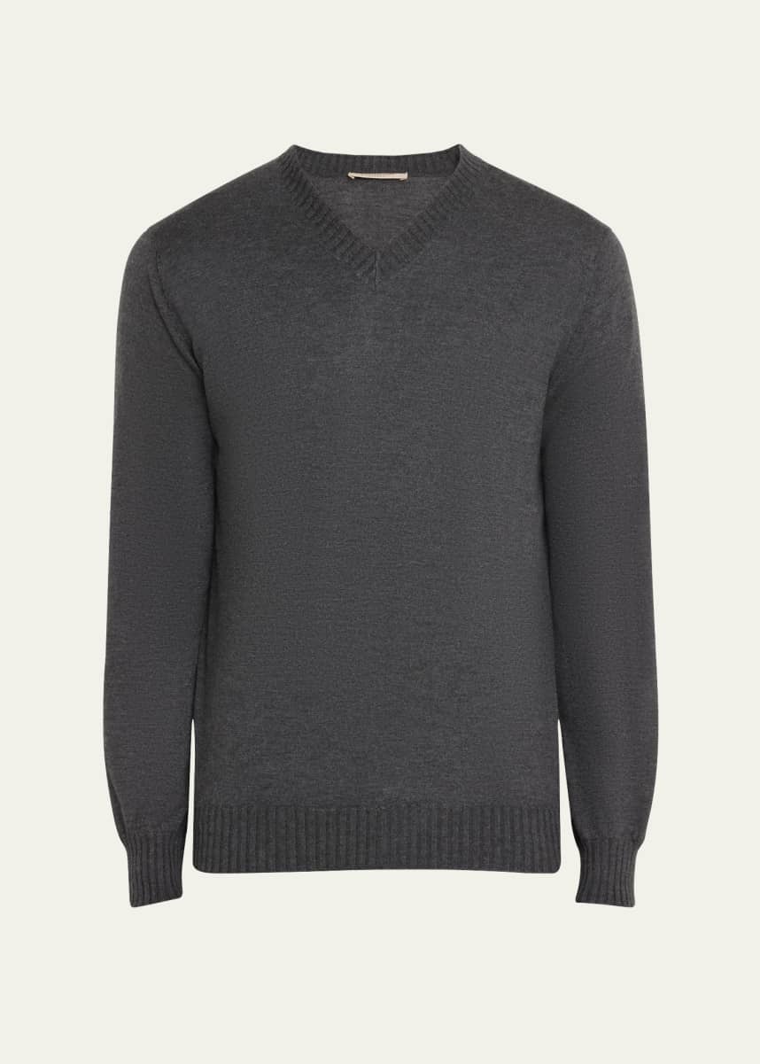 Duvet Cashmere Crewneck Sweater | Grigio