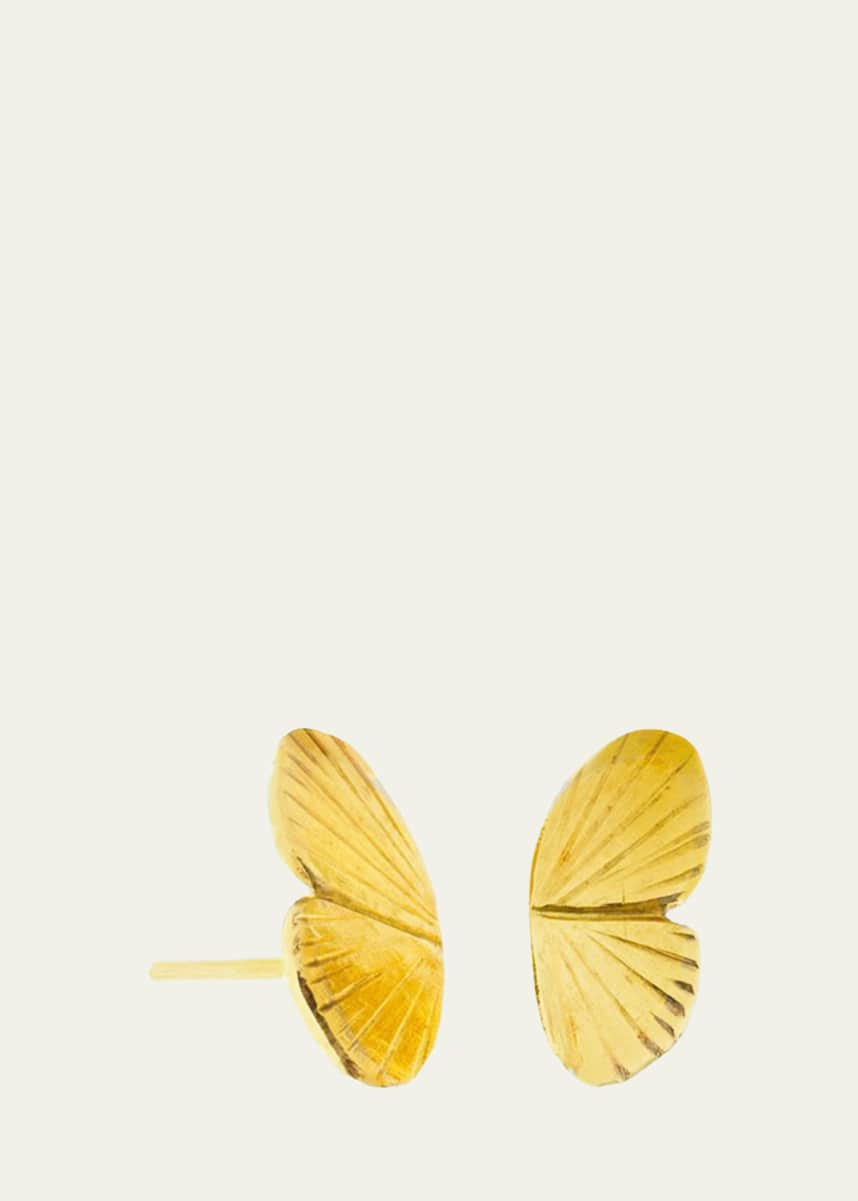 James Banks 18K Yellow Gold Baby Asterope Stud Earrings