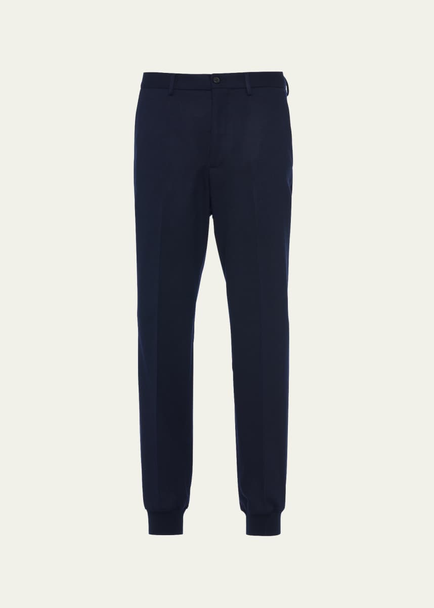 PRADA WHITE JOGGER PANTS 458745 main image 1