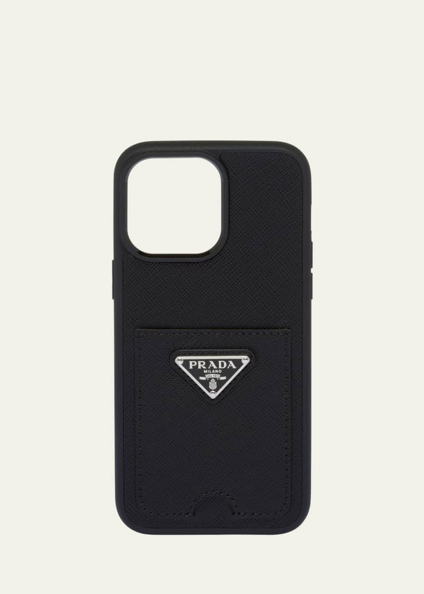 Prada Leather iPhone 14 Pro Max Case
