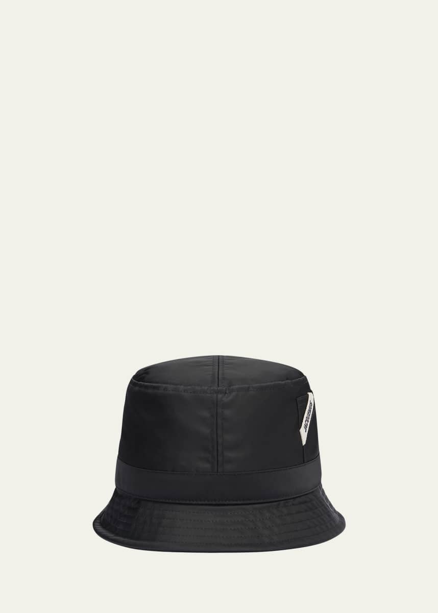 Jacquemus Le Bob Ovalie Nylon Bucket Hat
