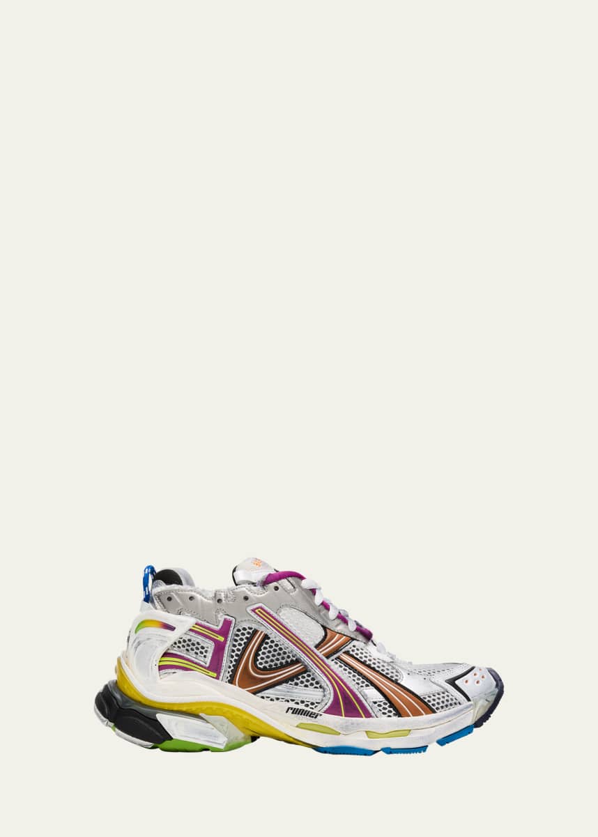 Balenciaga Men's Mesh Runner Sneakers