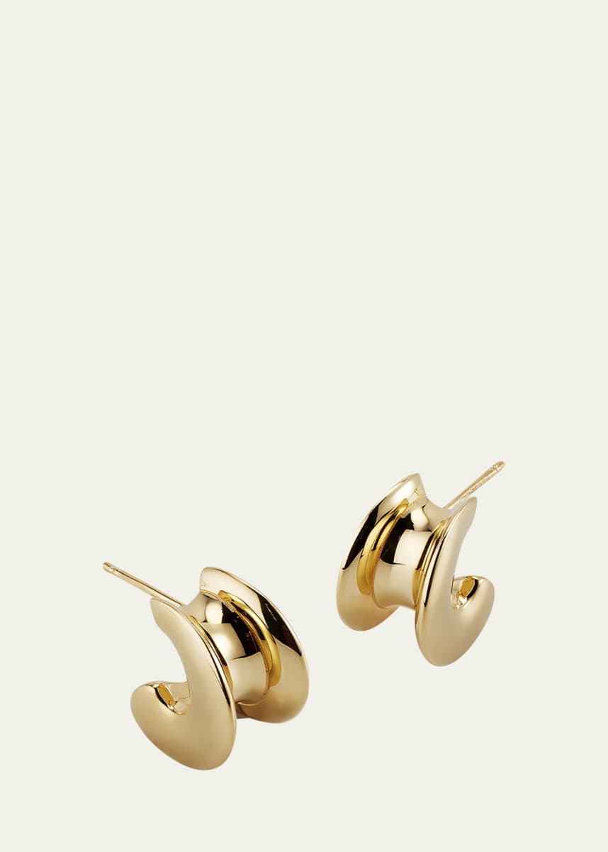 Bottega Veneta Small H Beam Earrings