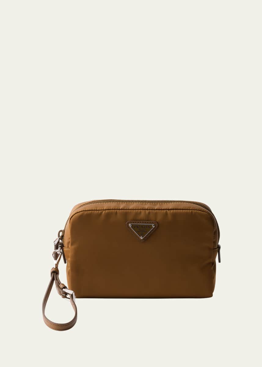 Prada Small Nylon Cosmetic Pouch Bag