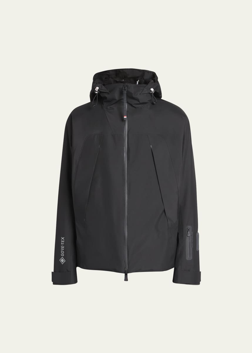 Moncler Men's Nylon Zip-Front Ski Jacket