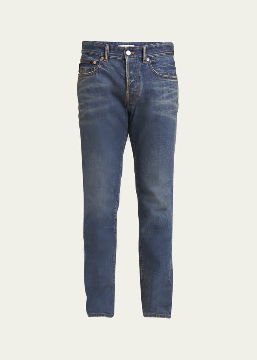 Valentino Garavani Men's Dirty Slim-Fit Jeans