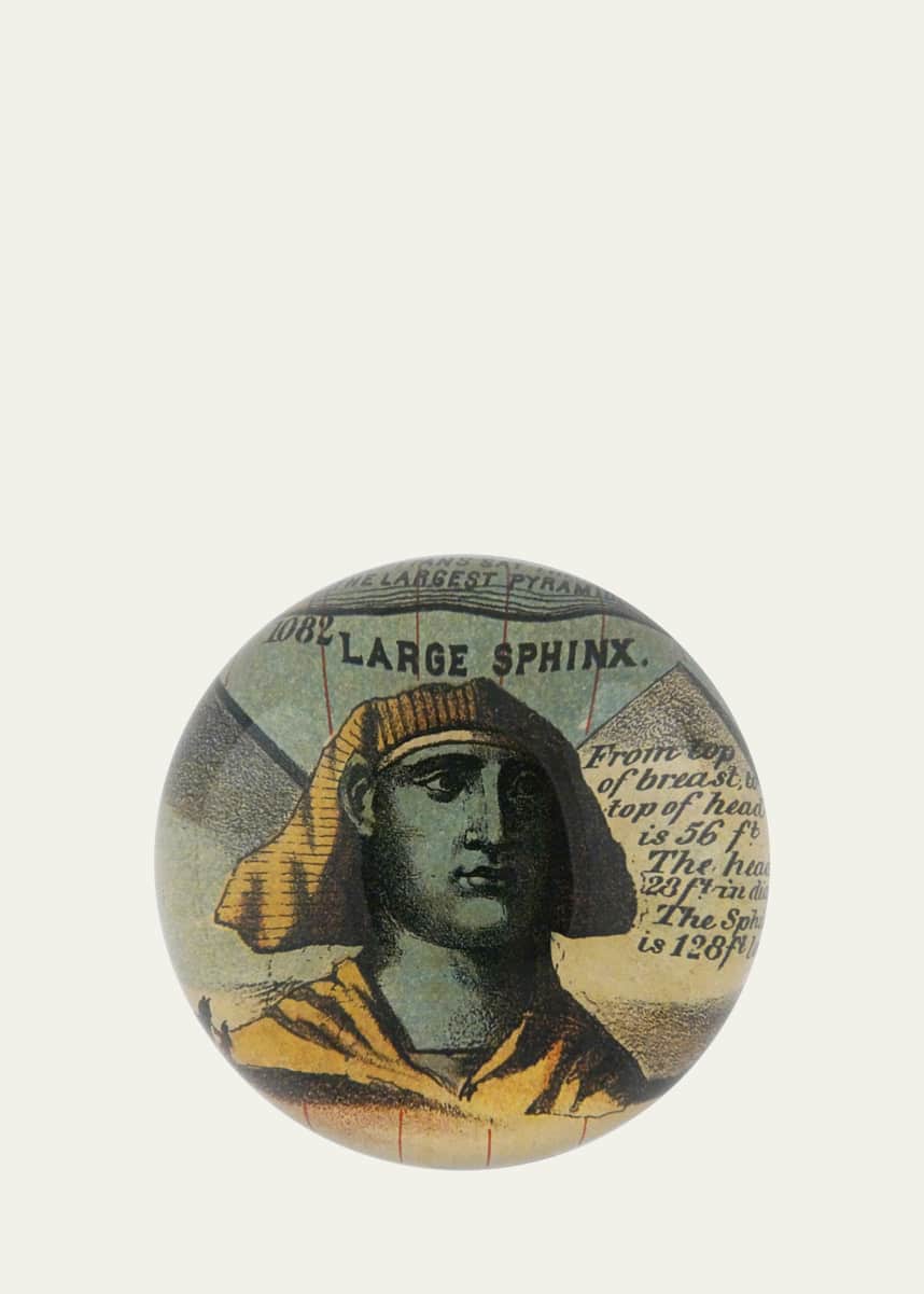 John Derian Sphinx Dome Paperweight