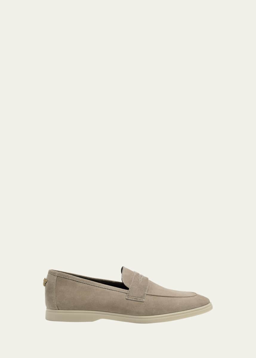 Bougeotte Suede Casual Penny Loafers