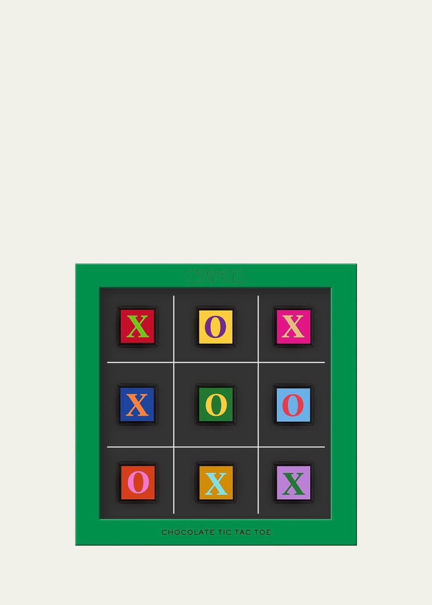 Compartes Chocolatier Edible Chocolate Tic Tac Toe Game
