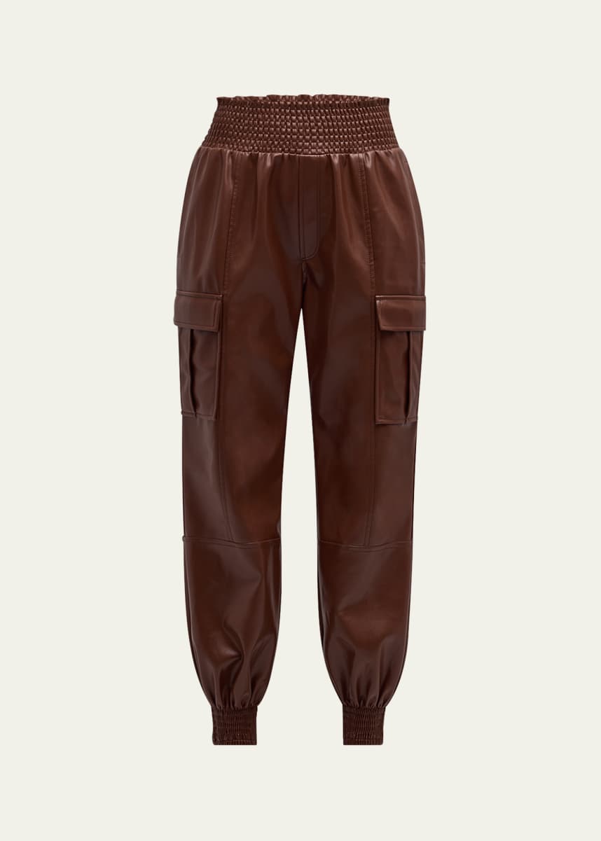 Cinq a Sept Jenning Vegan Leather Cargo Pants