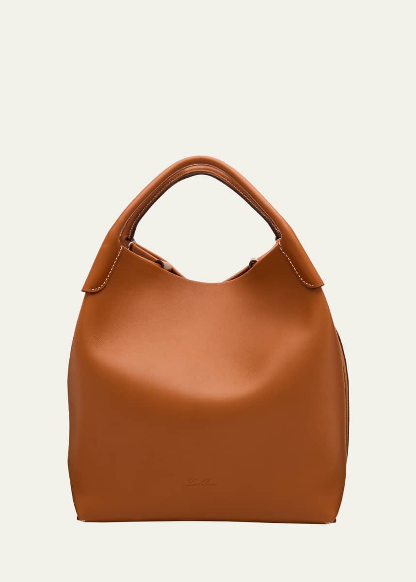 Loro Piana Bale Large Leather Bag