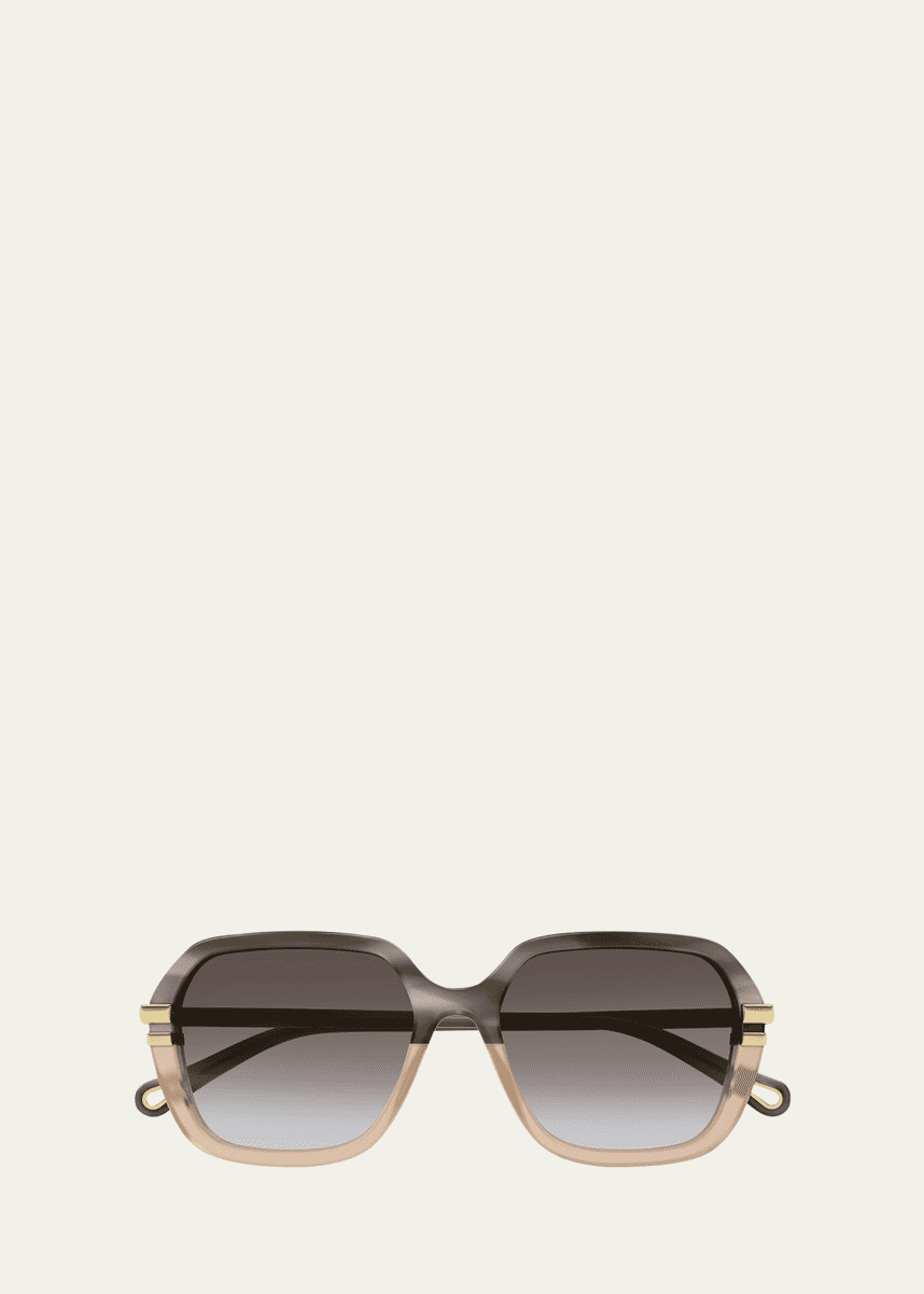 Chloe Acetate Round Sunglasses
