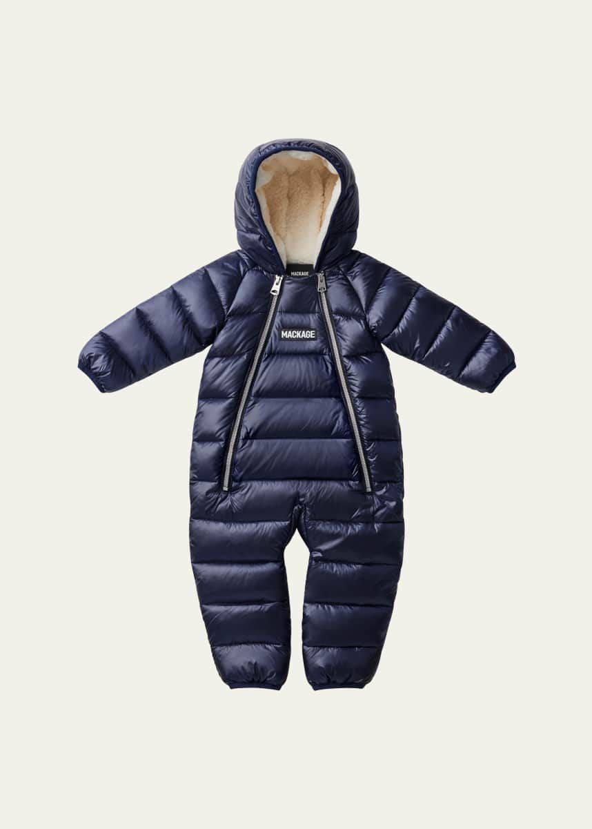 Mackage Kid's Bambi Recycled Quilted Snowsuit, Size 6M-24M