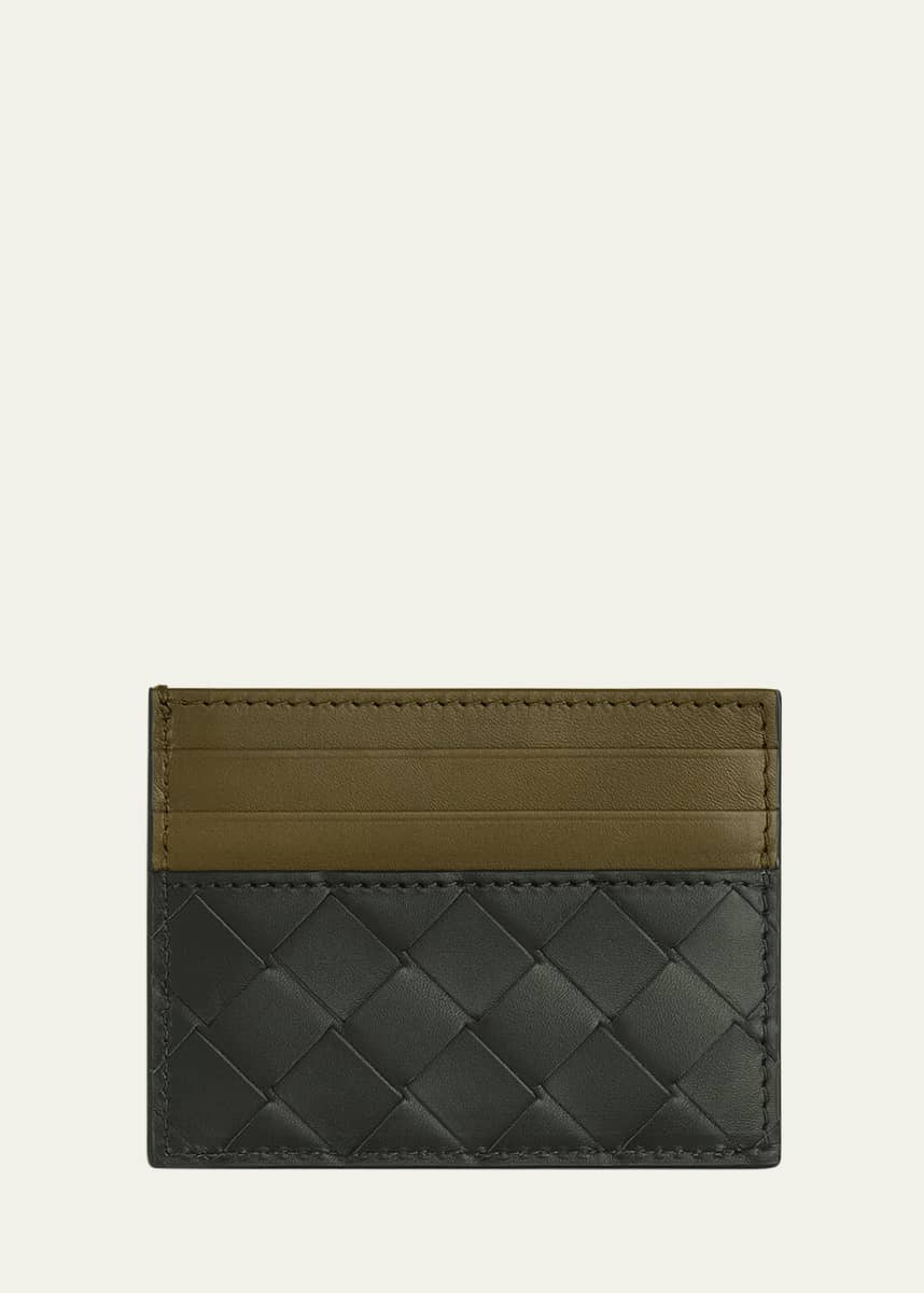 Loewe Men's Leather Bifold Wallet with Zip Coin Pocket - Bergdorf