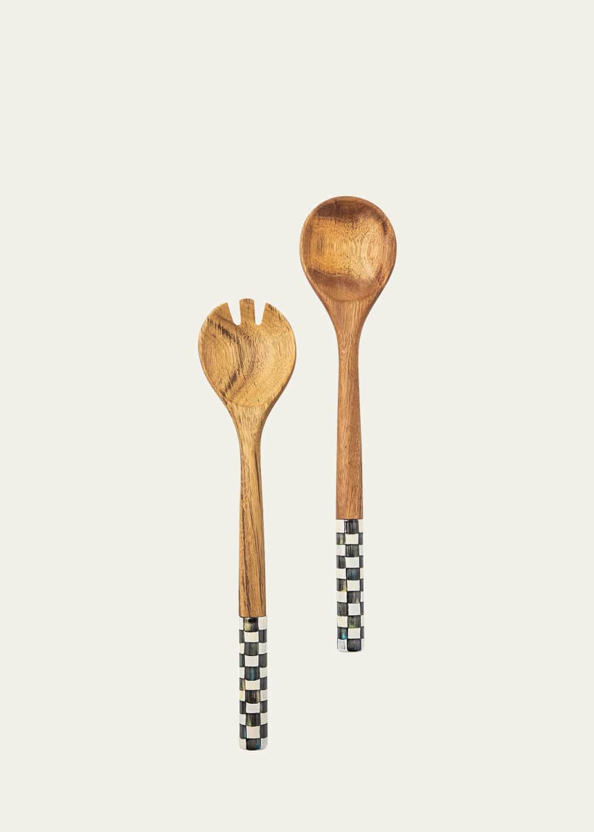 MacKenzie-Childs Courtly Check Salad Servers