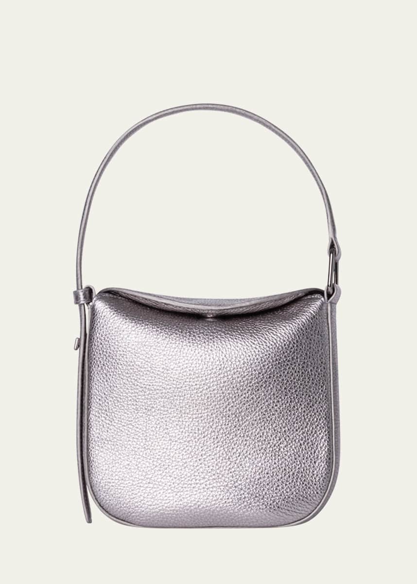 Akris Anna Mini Leather Hobo Bag
