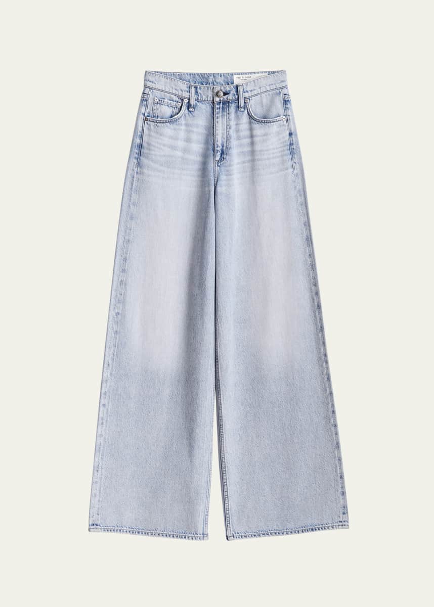 Rag & Bone Featherweight Sofie Wide-Leg Jeans