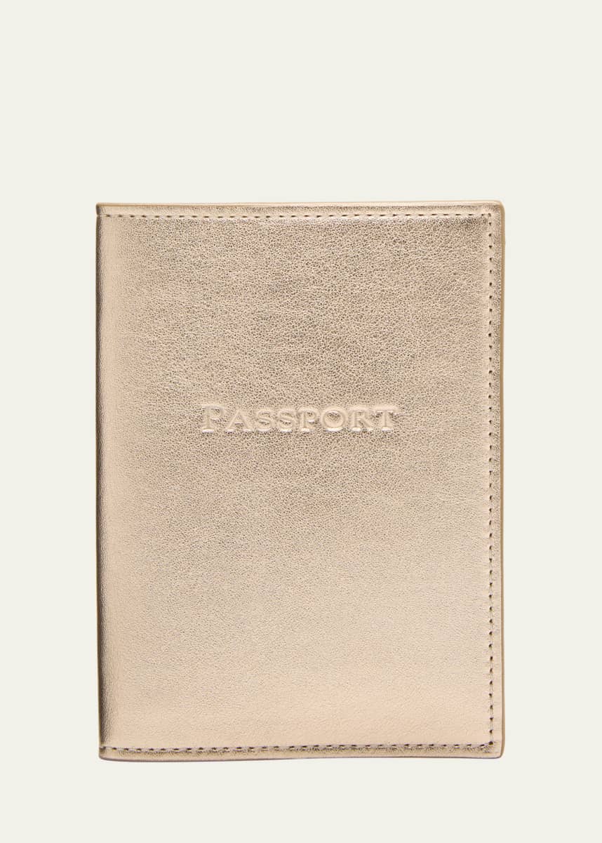 Bergdorf Goodman Leather Passport Holder