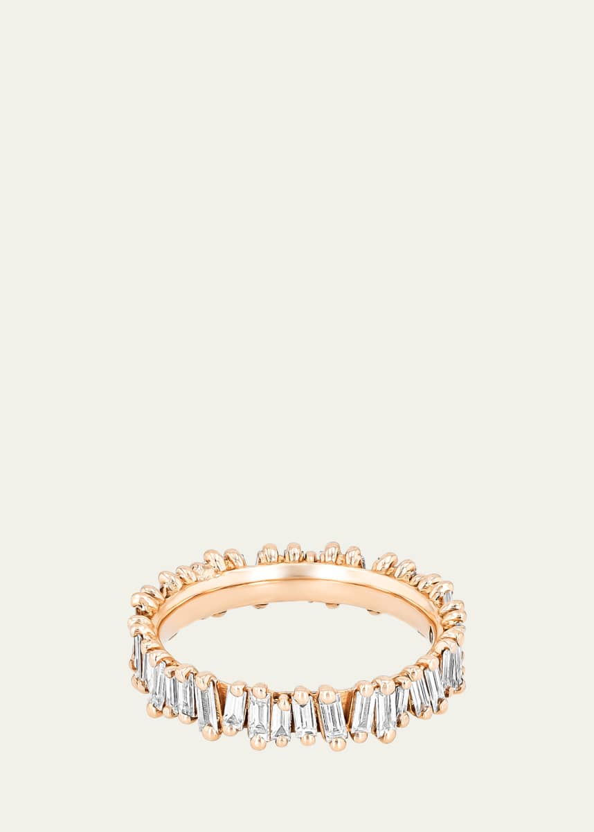 Suzanne Kalan Classic Diamond Firework Half Band Ring, Size 6.25