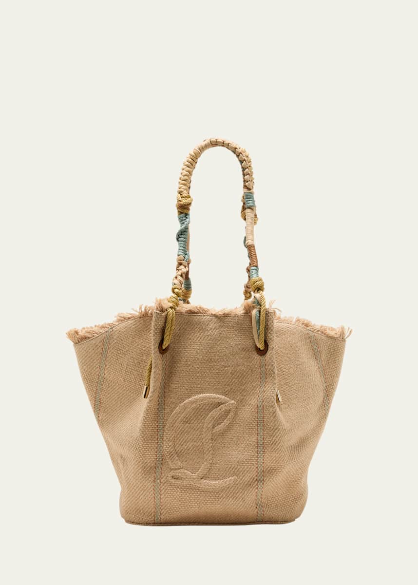Christian Louboutin By My Side Shopper in Jute with CL Logo