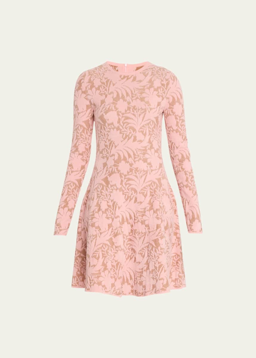 Floral Metallic Jacquard Blair Dress – Lela Rose