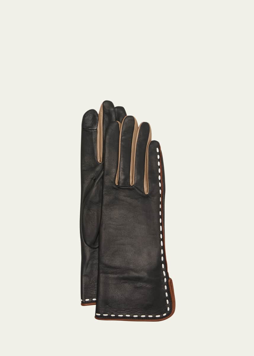 Berluti lambskin calligraphy Glove gloves Brown 7 1/2
