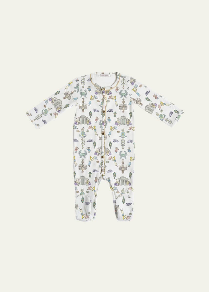 Atelier Choux Kid's Custom Classic Footie Playsuit, Size Newborn-18M