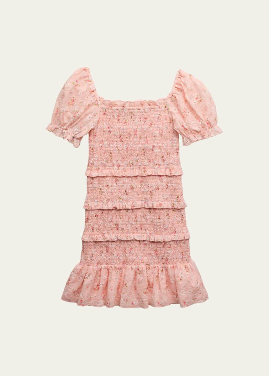 KatieJ NYC Floral Ribbed Tee