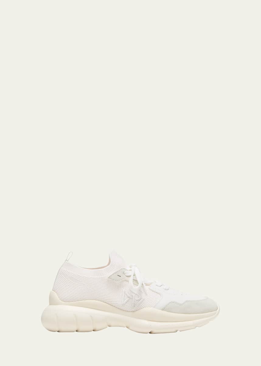 Stuart Weitzman 5050 Stretch Knit Chunky Runner Sneakers