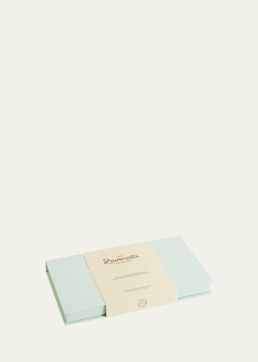 Lavoratti 1938 Chocolate Pencils Box, 12 Flavors