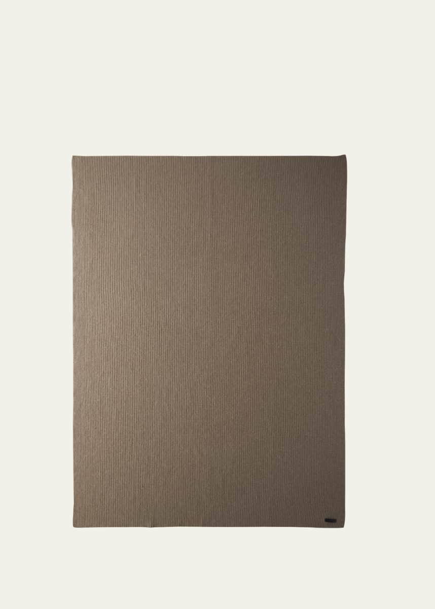 Sofia Cashmere Bouclé Cashmere-Silk Throw Blanket