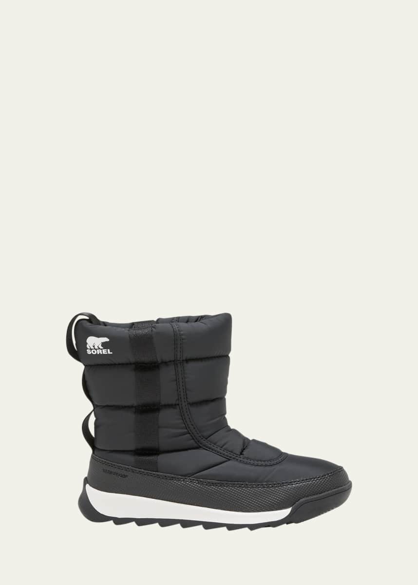 Sorel Kid's Whitney II Waterproof Puffy Nylon Winter Boots, Kids
